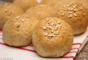 Pãezinhos de aveia na airfryer