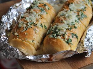 Receita de pão de alho com queijo na airfryer