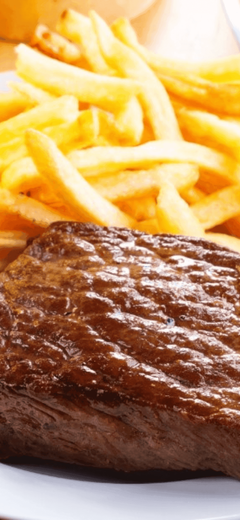 BIFE COM BATATA FRITA NA AIRFRYER FÁCIL - Receitas Airfryer