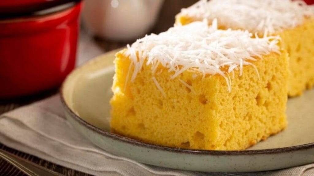 Bolo de coco na airfryer fácil