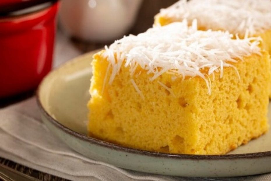 Bolo de coco na airfryer fácil